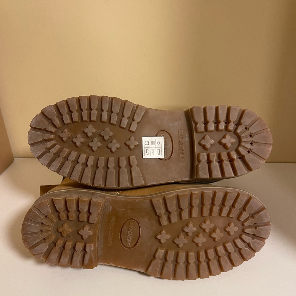 Skechers Tan Steel Toe Boots - Picture 4 of 16